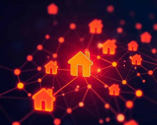 AI-powered mortgage technology platform visualization AI-powered mortgage technology platform visualization